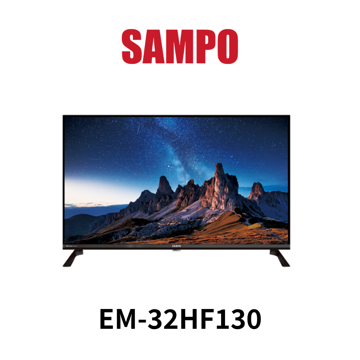 聲寶 |32吋聯網智慧顯示器EM-32HF130 (含運送+桌上型安裝+舊機回收 *樓層費另計)