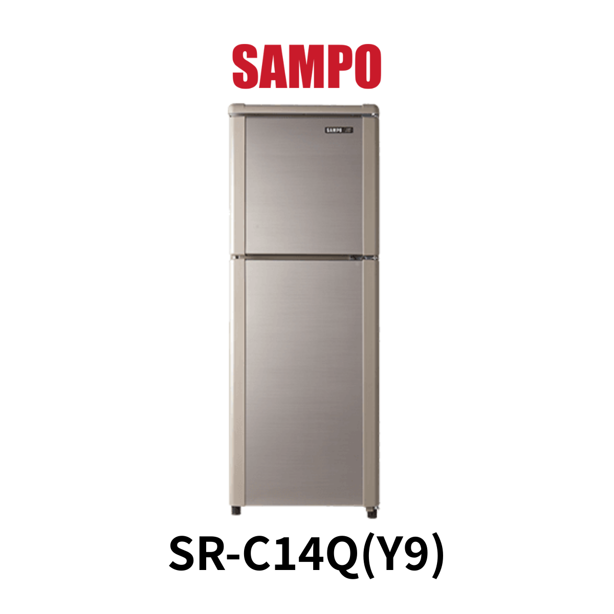 聲寶SAMPO|140L 一級能效定頻雙門冰箱 SR-C14Q(Y9)
